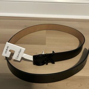 NWT Calvin Klein Black Men's Belt. Size Large (38-40)